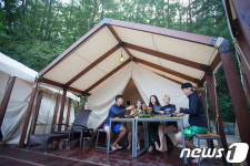오션월드, 워터파크와 글램핑 합친 캠핑빌리지 출시
