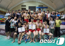 제31회 전국 시도대항장사씨름대회 우승 차지한 송곡고등학교