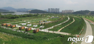 낙동강 둔치 구미캠핑장 9월 개장…16일부터 예약