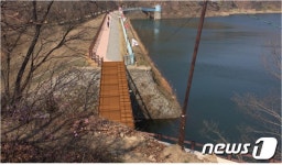 군산시, 월명호수 공도교 확장공사…9월까지 통행금지