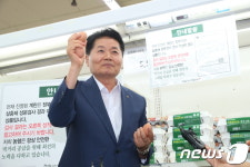 김병원 농협중앙회장 적합 판정 받은 안심 계란입니다