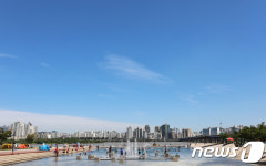청명한 서울 하늘