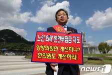 김필건 회장 단식 돌입 노인정액제 개선 촉구