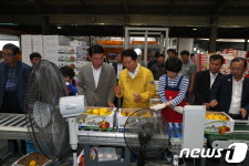  강원도 철원 산지유통센터 방문한 김병원 농협중앙회장