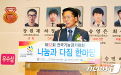 경남도, 전국기능경기대회 선수단 격려 해단식