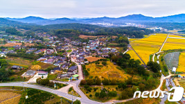 남한산성 김상헌 절개 품은 안동 소산마을의 가을전경