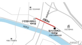 울산시, 내달 1일부터 언양 임시시외버스터미널 운영