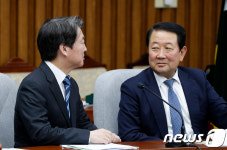 대화하는 안철수·박주선