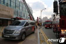 아산서 종합병원 화재…환자 50여명 긴급 대피