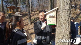 강북구, 북한산에 새집 100개 달기…조류생태 복원