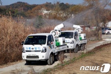 AI바이러스 검출, 순천만습지 방역 작업