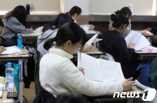 부산 수능1교시 결시율 6.57%…최근 6년동안 최고