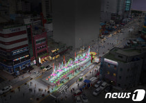 부산 해운대구, 구남로 문화광장에 음악분수 조성