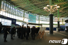 강릉역 방문한 한국관광공사 임직원들