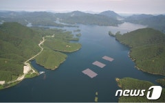 K-water, 충주댐에 수상 태양광발전소… 시설용량 3MW 