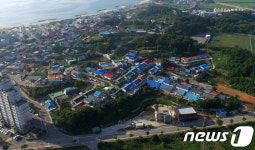 고성 거진 푸른고개마을 취약지역 개조사업 준공