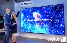 삼성전자, 세계 최초 모듈러 TV ‘더 월(The Wall)’공개