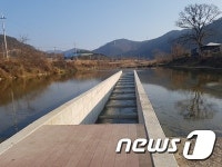 진안군, 진안읍 내오천에 어도(漁道) 2개소 설치