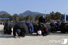 공군 교육사령부,올해 첫 입영식 개최