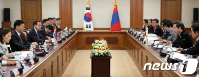 한-몽골 총리 회담