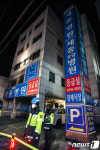 출입 통제된 세종병원 화재사고 현장