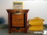 정읍 칠보면 8년째 사랑의 쌀 뒤주 운영