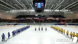 아리랑 울려퍼지는 경기장