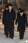 강릉아트센터 도착한 북한 예술단 선발대
