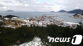 폭설로 사흘째 고립된 제주 추자도