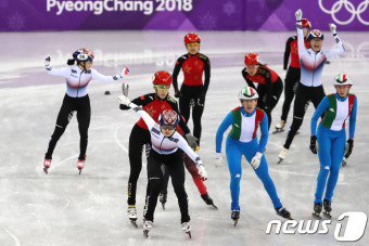 [올림픽] '역시 최강' 쇼트트랙 여자 3000m 계주 금메달…최민정 2관왕(종합)