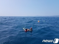 서귀포 강정 해상서 물질하던 60대 해녀 숨져