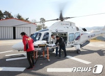 충남닥터헬기 이송 환자 600명 돌파
