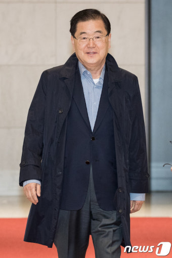 한미일 안보실장 협의 마치고 돌아온 정의용 국가안보실장