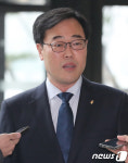 금융감독원 출근하는 김기식 원장 