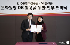 SKT-한국콘텐츠진흥원, 인공지능으로 국내 문화 콘텐츠 알린다