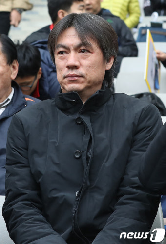 장애인과 함께하는 더불어 축구대회 참석한 홍명보 대한축구협회 전무이사