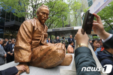 전봉준 장군 동상, 시민 앞에 공개