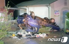 안동서 1톤 화물차 10m 아래로 추락…2명 사망