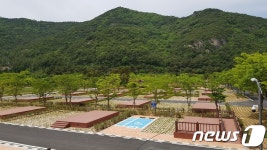 영광 백수해안도로변에 오토캠핑장 준공
