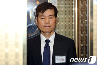'굳은 표정' 김태한 삼성바이오로직스 대표