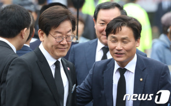 38주년 5·18민주화운동 기념식 참석한 이재명