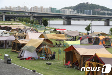 대구 도심에 캠핑장 개장
