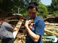 [화보]식용견 구조 나선 리처드 용재 오닐 참혹한 심정