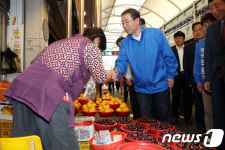 상인들 만난 박원순