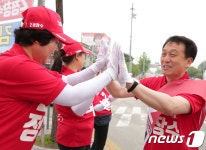 정창수 도시사 후보 선거운동 잘 해봅시다