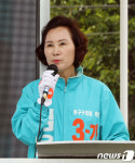 발언하는 김용임 광주동구의원 후보