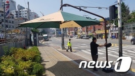 “쉬다 가시흥”…시흥시, 대형 그늘막 14개 설치