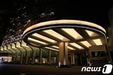 특별 행사 지역으로 지정된 샹그릴라 호텔 