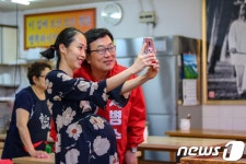 남천 해변시장 찾은 서병수