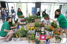 재활용품으로 탄생한 미니정원